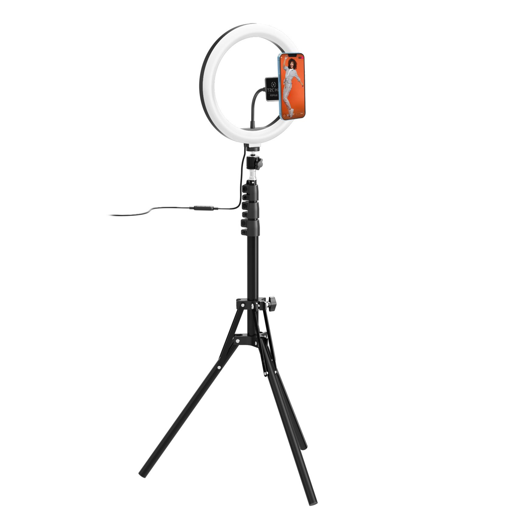 Celly Clickringbt - portable tripod with ring light Aste selfie