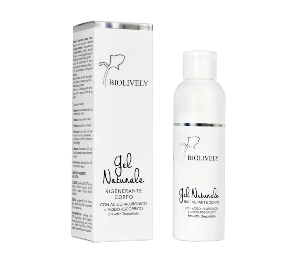 Gel Naturale Rigenerante Corpo Con Acido Ialuronico e Acido Ascorbico 120 ml (1)