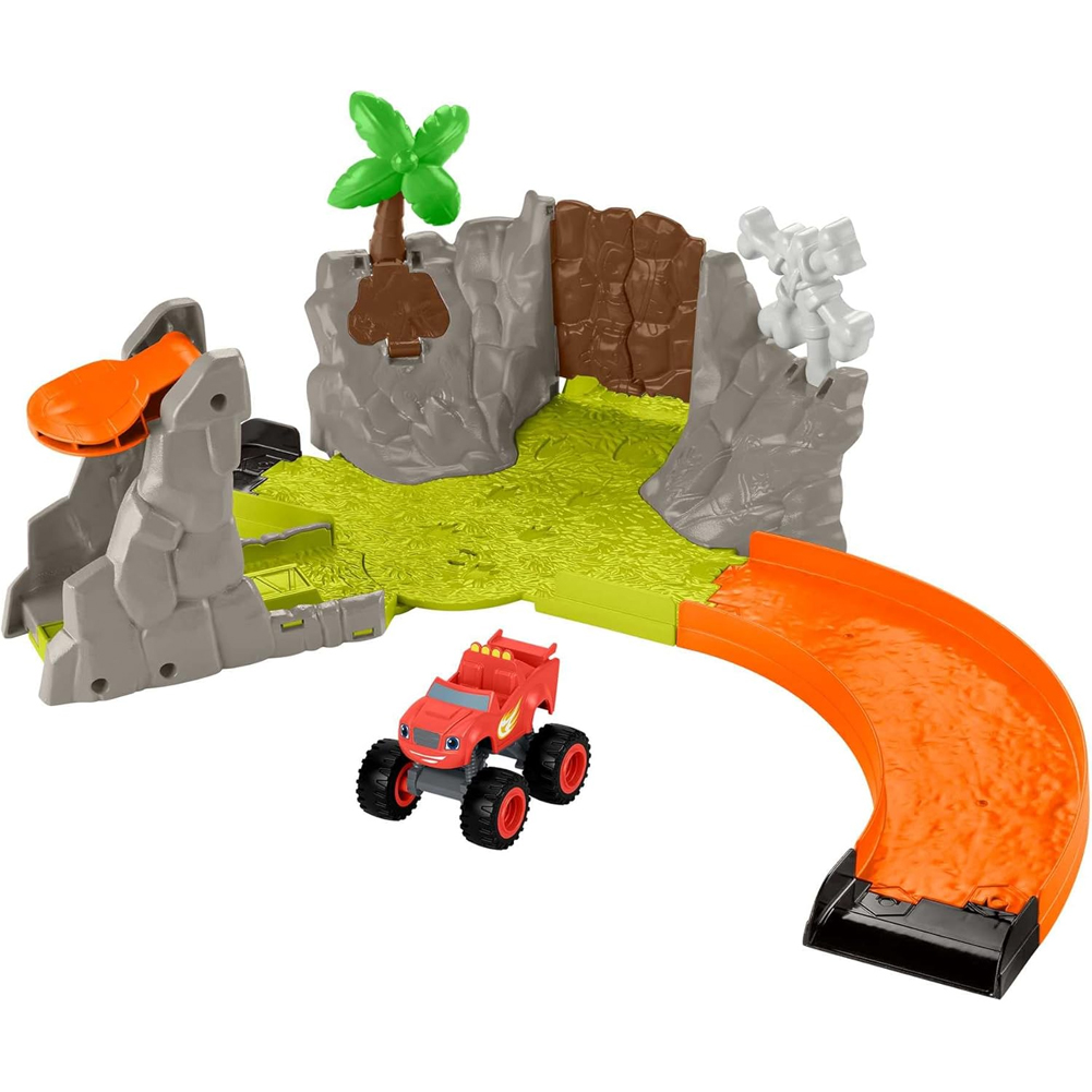 Fisher-Price Nickelodeon Blaze Slam & Soar Blaze Pista da Corsa 3 Obiettivi (1)