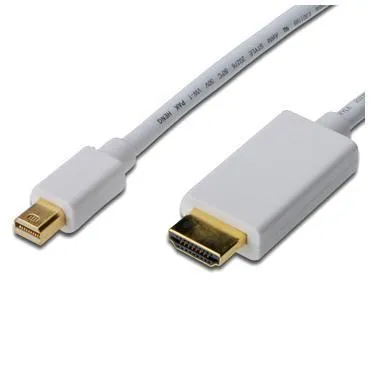 CAVO MINI DP M/HDMI M 1MT BIANCO