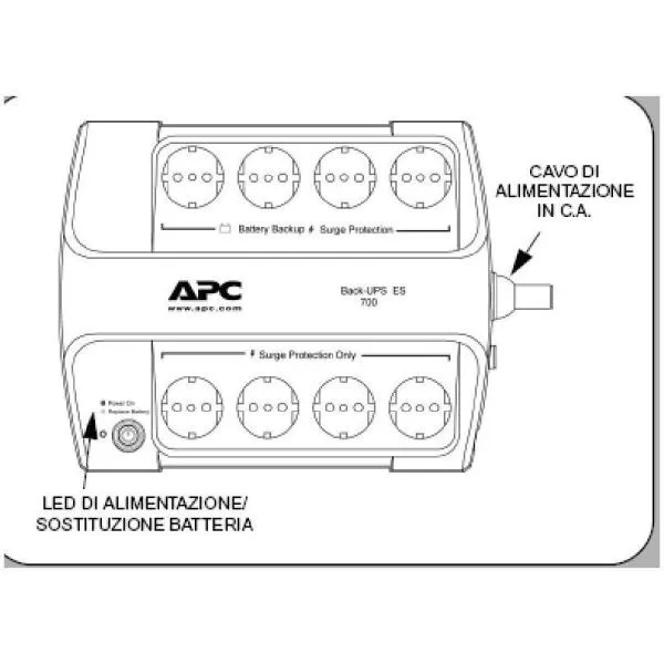 BACK-UPS ES 400VA 230V