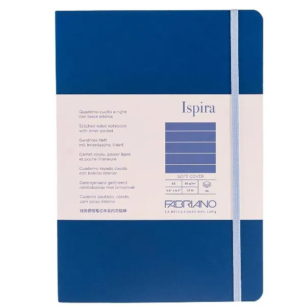 FG96 ISPIRA SOFT A5 LINES ROYAL BLU