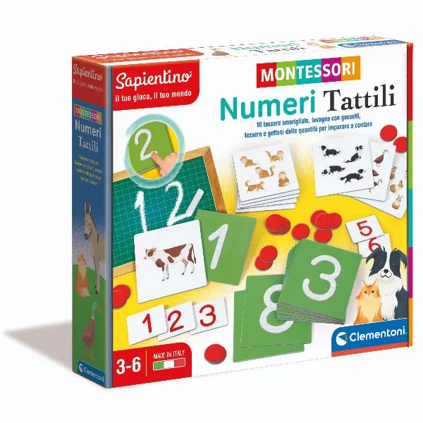 MONTESSORI - NUMERI TATTILI