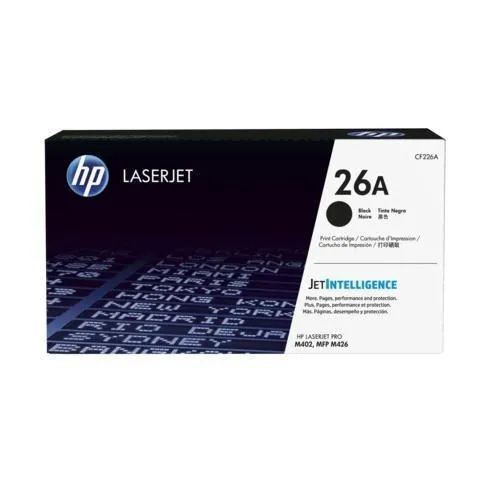 HP 26A BLACK LASERJET TONER CARTRI