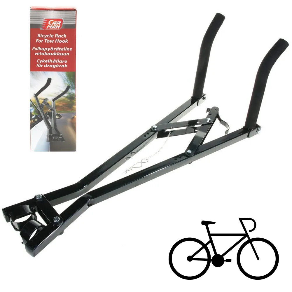 Supporto Porta Bicicletta da Agganciare al Gancio Traino Portabicicletta Max 45kg (1)