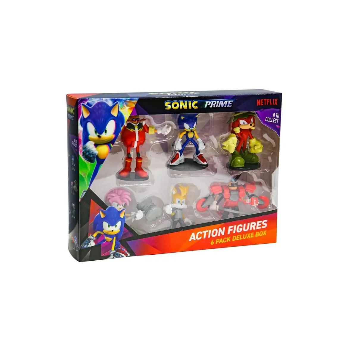 Playset PMI Kids World Sonic Prime 6 Pezzi