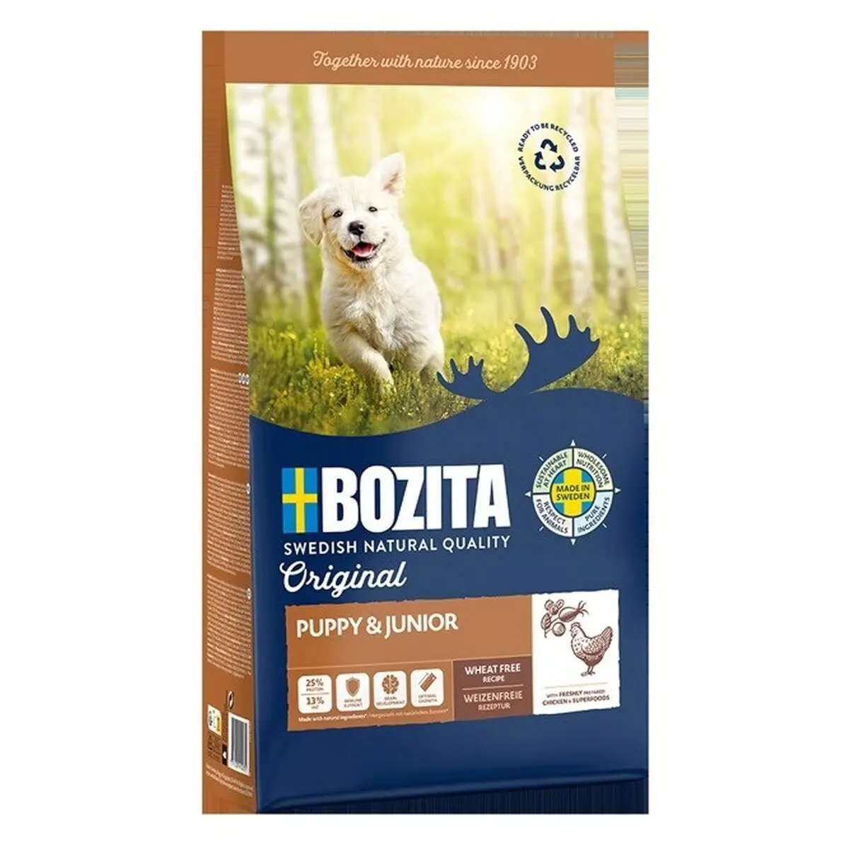 Io penso Bozita Original Puppy & Junior Chicken Pollo 12 kg