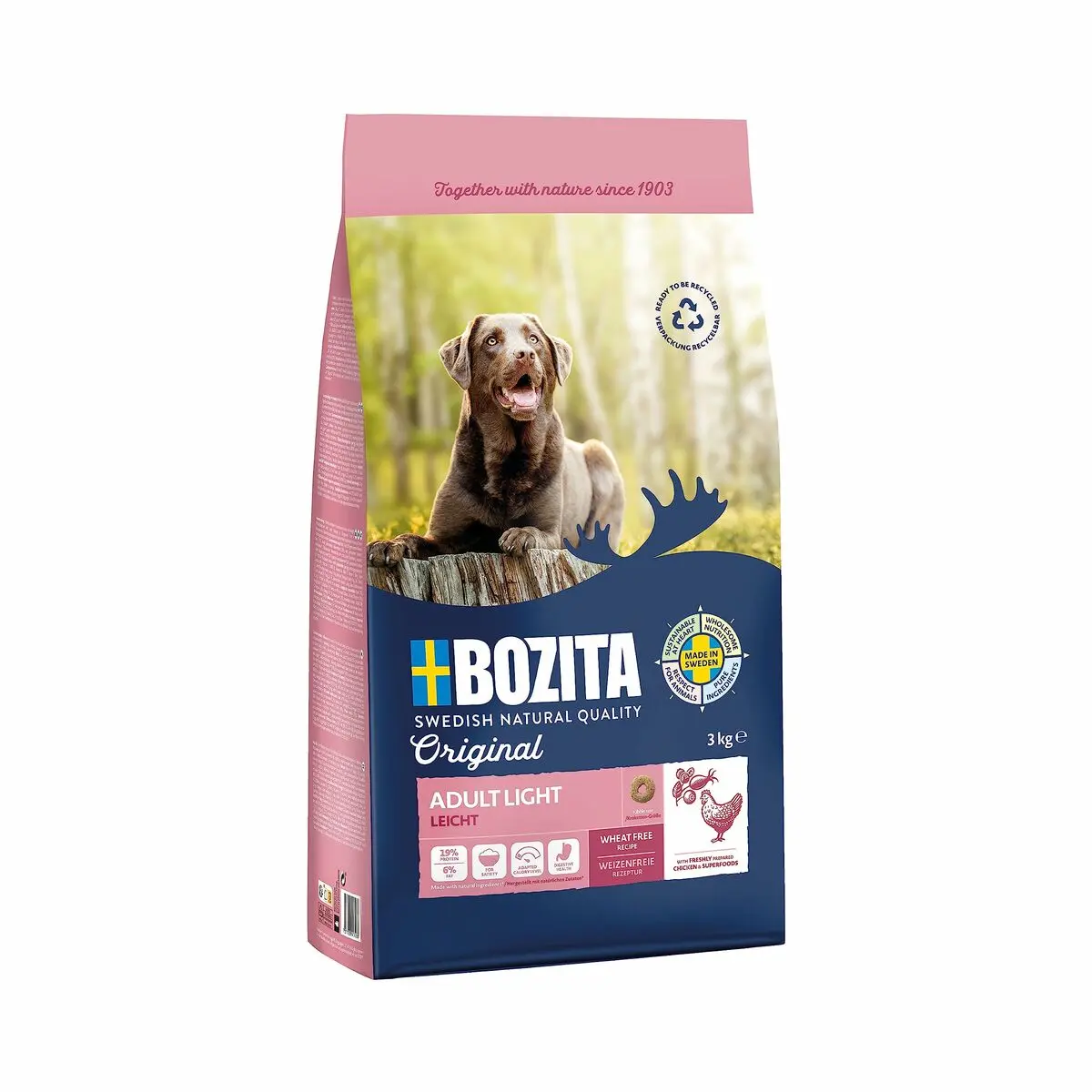 mangime Bozita Original Adult Light Pollo 3 Kg