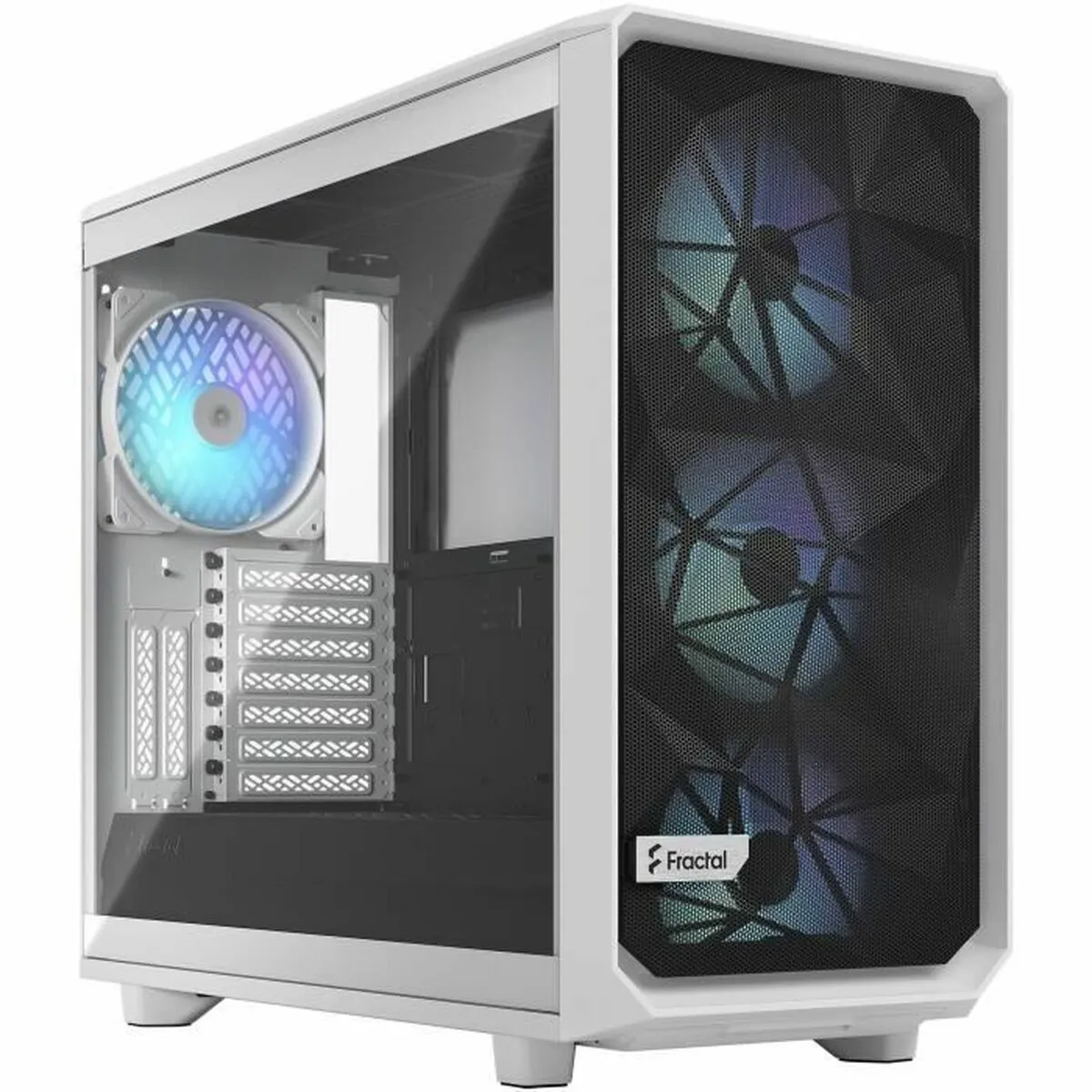 Case computer desktop ATX Fractal Meshify 2 RGB Bianco