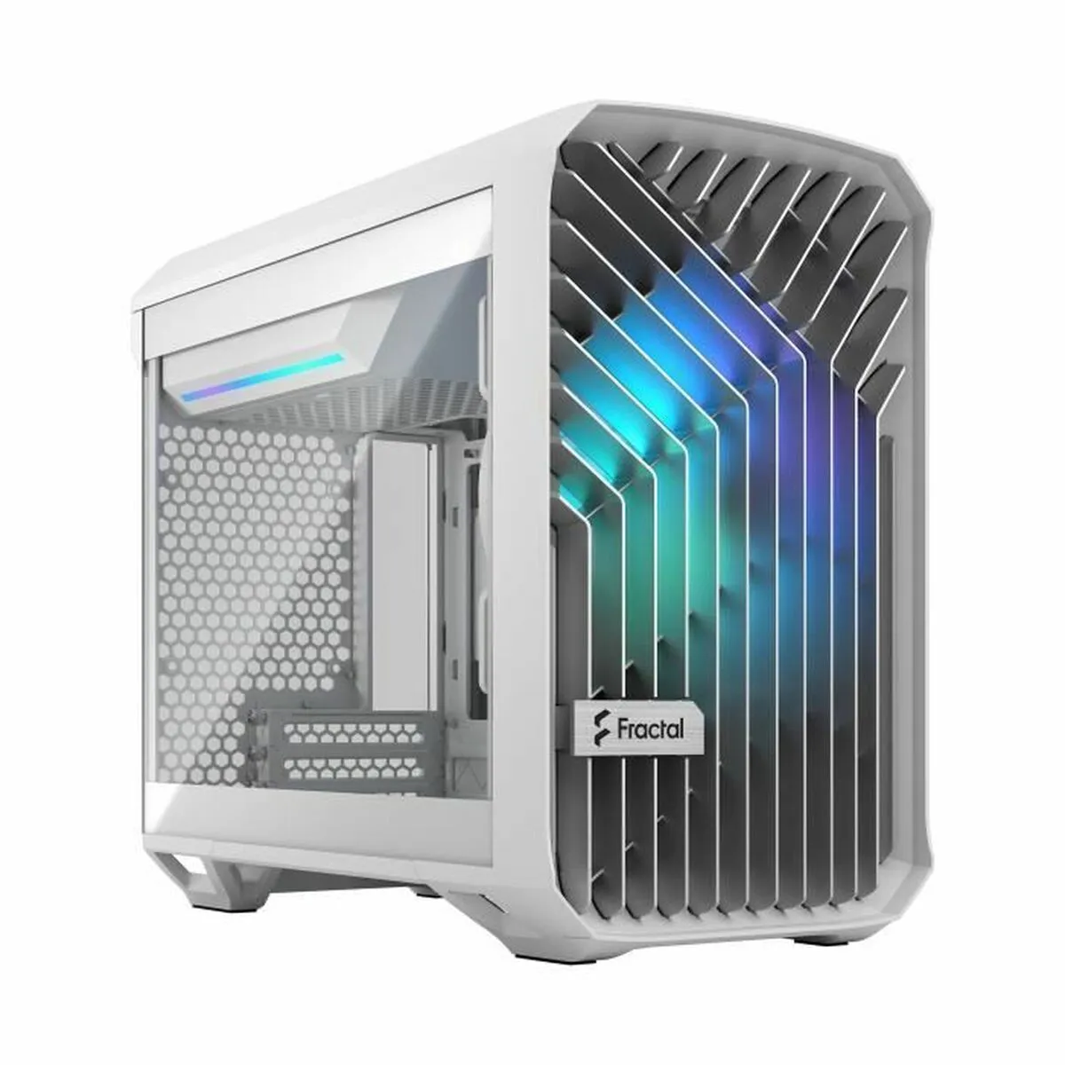 Case computer desktop ATX Fractal Torrent Nano Bianco