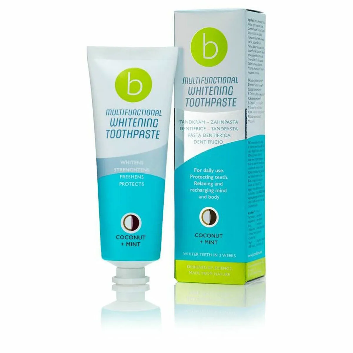 Dentifricio Sbiancante Multifunctional Kokos Mint Beconfident (75 ml)