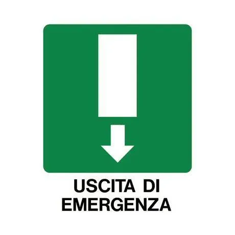 CARTELLO USCITA EMERGENZA