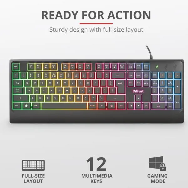 ZIVA GAMING LED KEYBOARD IT