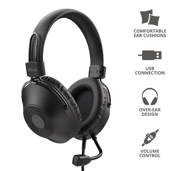 HS-250 OVER-EAR USB HEADSET