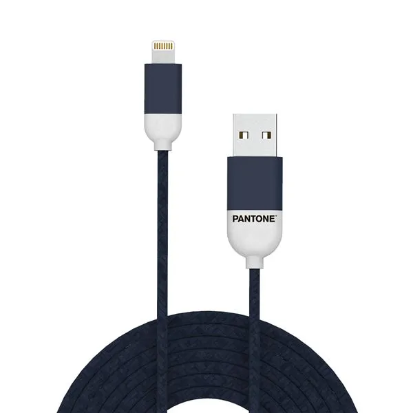 PANTONE LIGHTNING CABLE 1.5MT NAVY