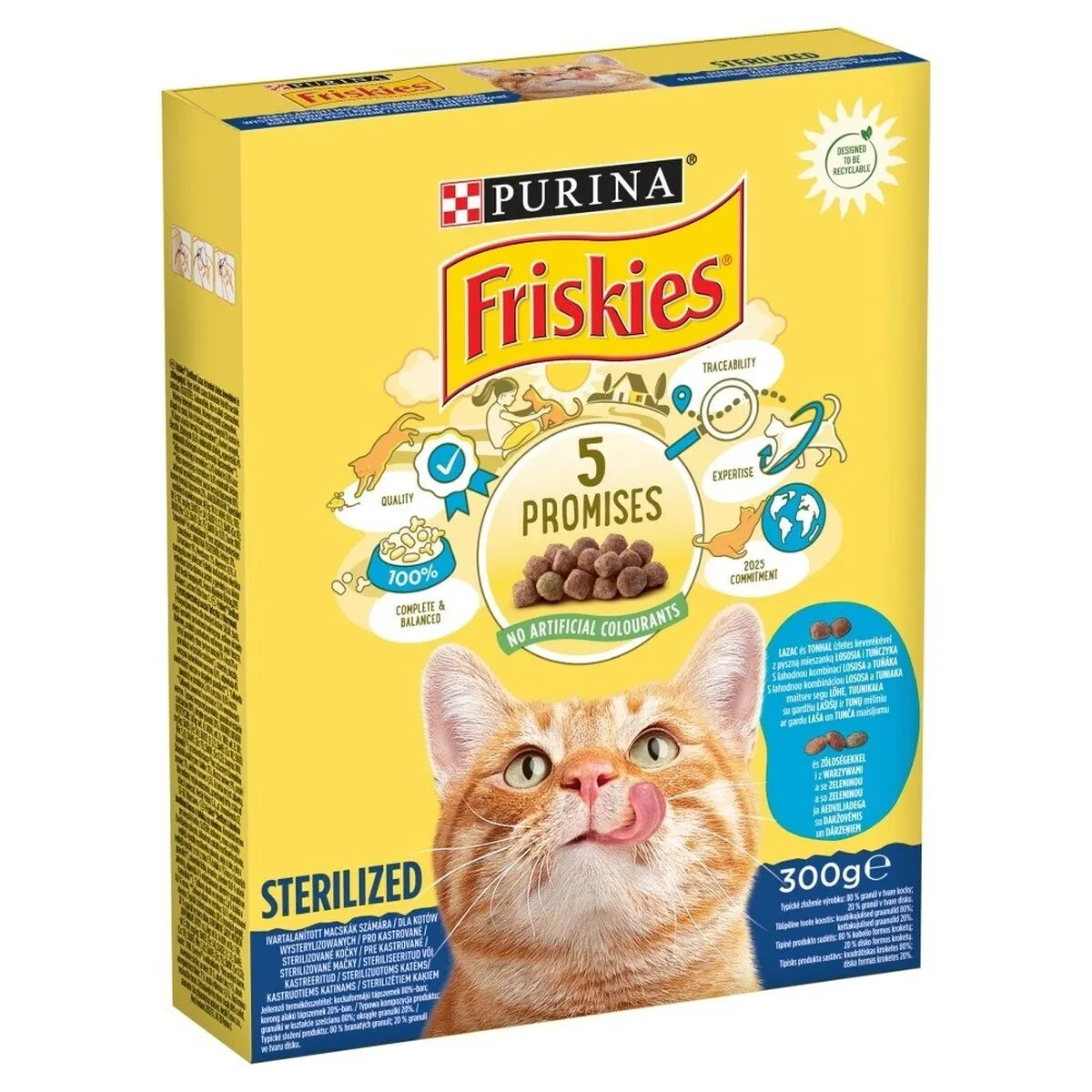 Cibo per gatti Purina Friskies Adulto Salmone 300 g