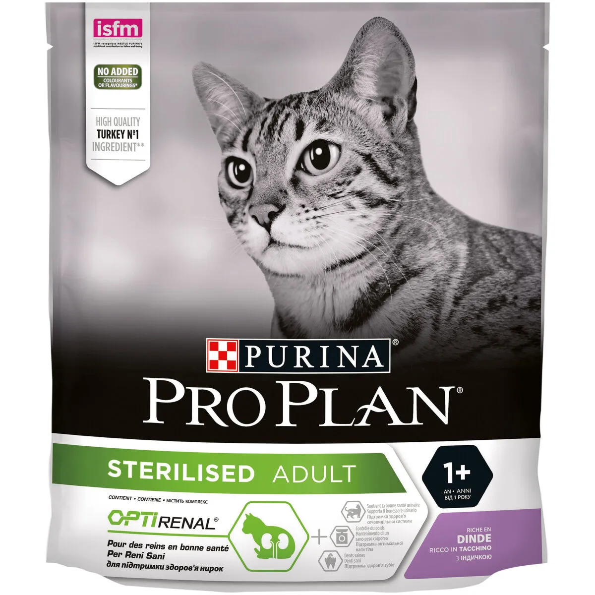 Cibo per gatti Purina Sterilised Adult Tacchino Adulto 400 g