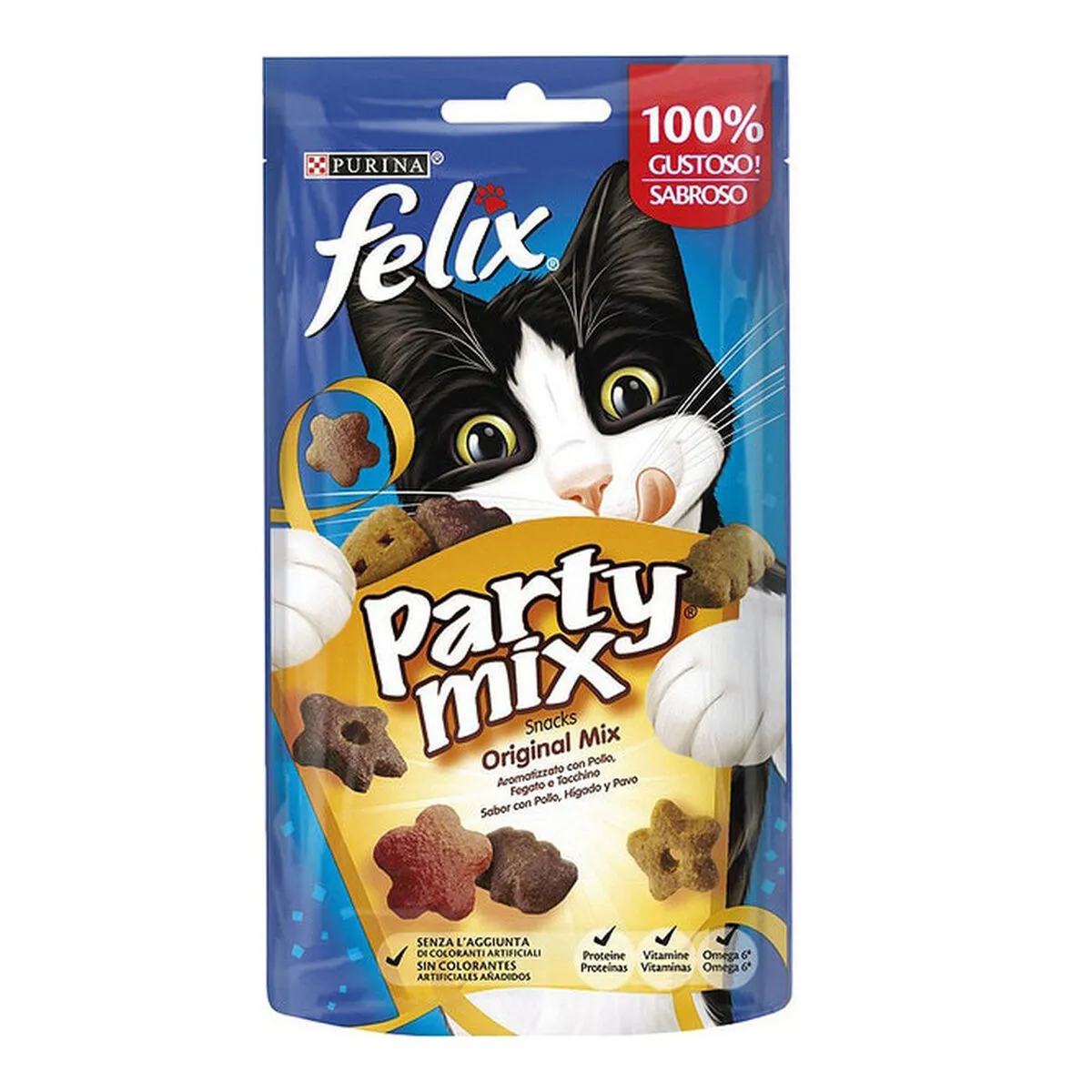 Cibo per gatti Purina Party Mix Original Pollo (60 g)