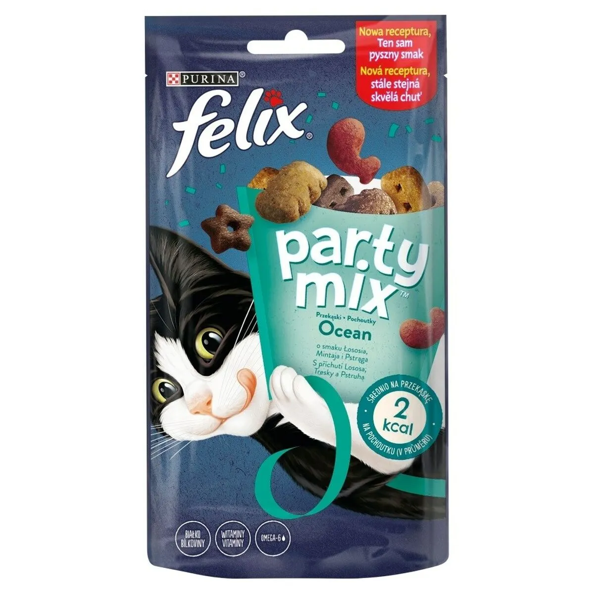 Spuntino per Cat Purina Party Mix Ocean Mix