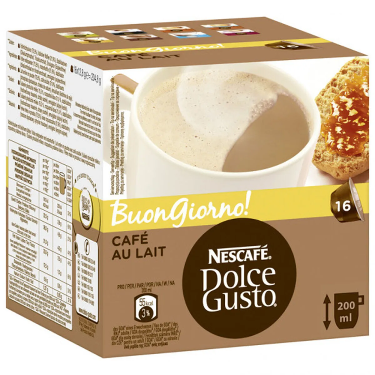 Capsule di caffè Dolce Gusto AU LAIT (16 Unità)