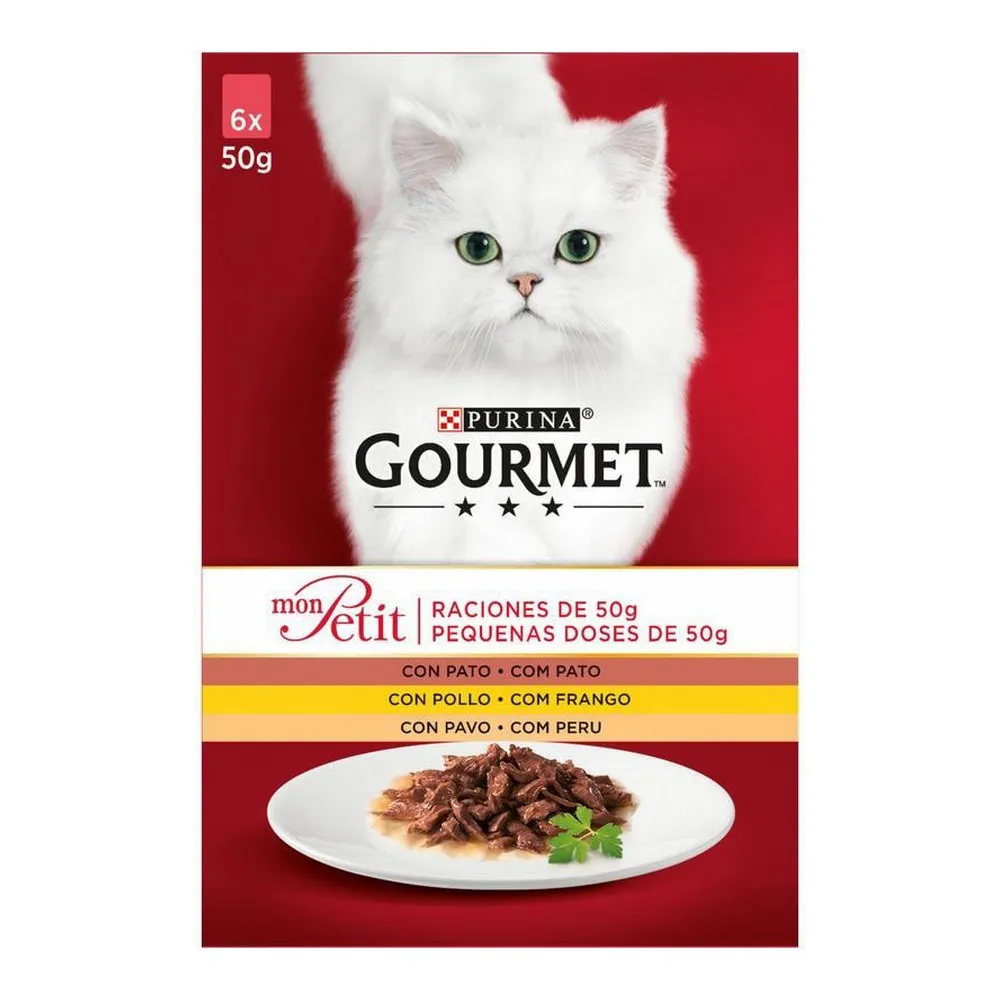 Cibo per gatti Purina Gourmet (6 x 50 g)