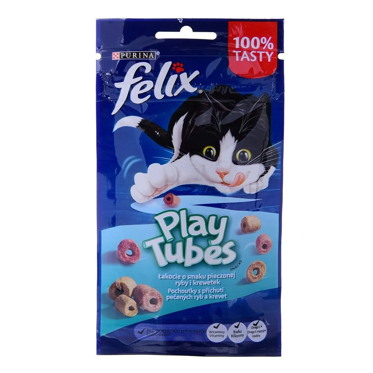 Cibo per gatti Purina Play Tubes Pesce