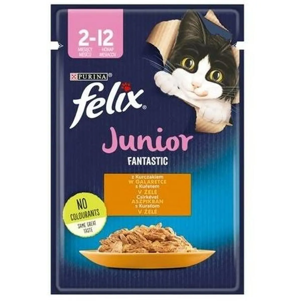 Cibo per gatti Purina Fanstastic Pollo 85 g