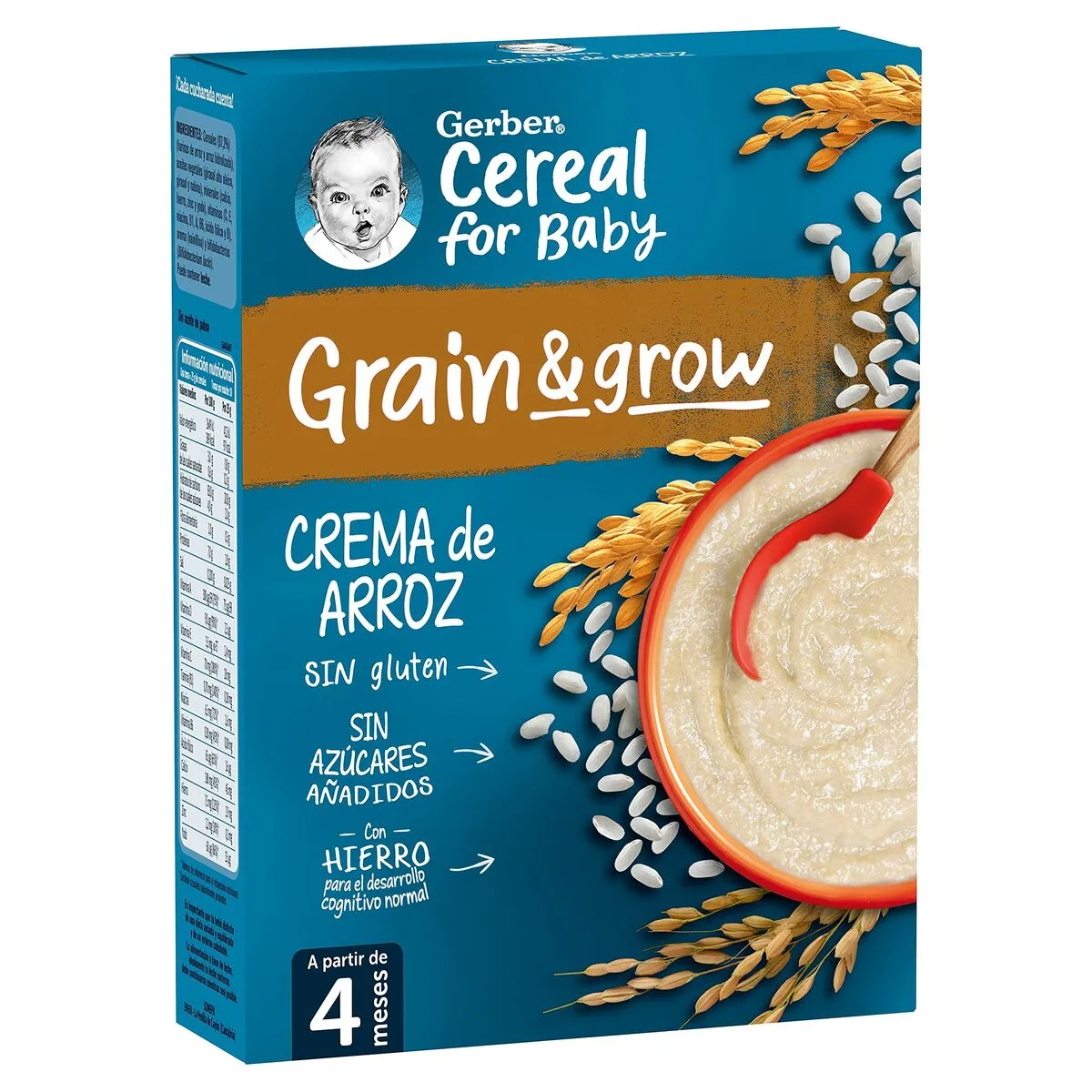 Pappina Nestlé Gerber Grain & Grow Riso 250 g