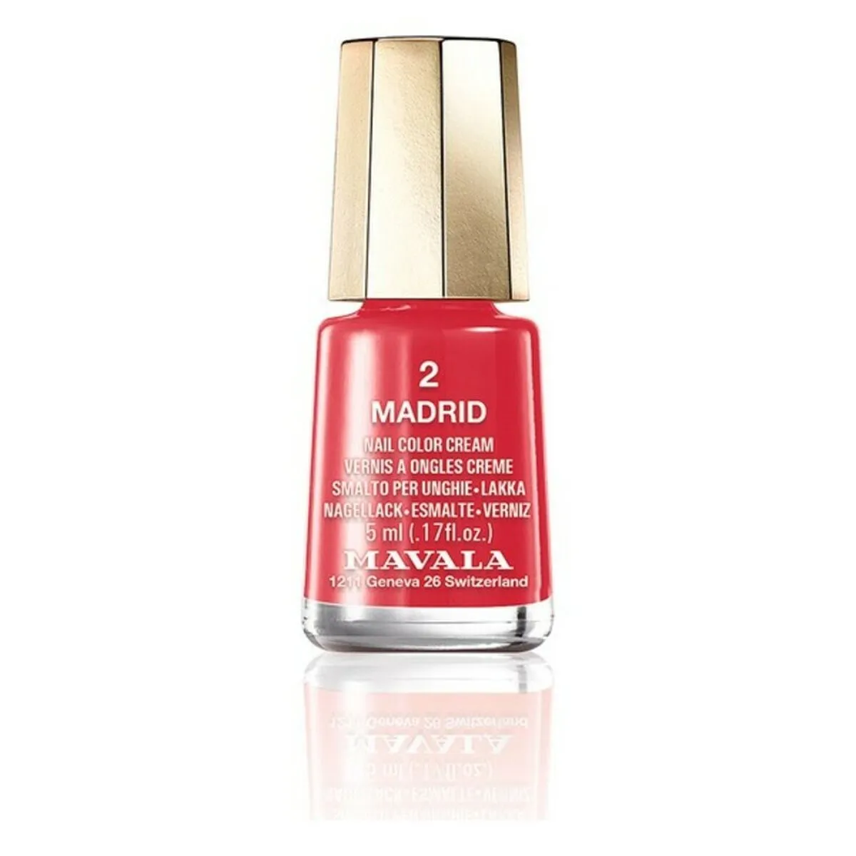 Smalto per unghie Nail Color Cream Mavala 02-madrid (5 ml)