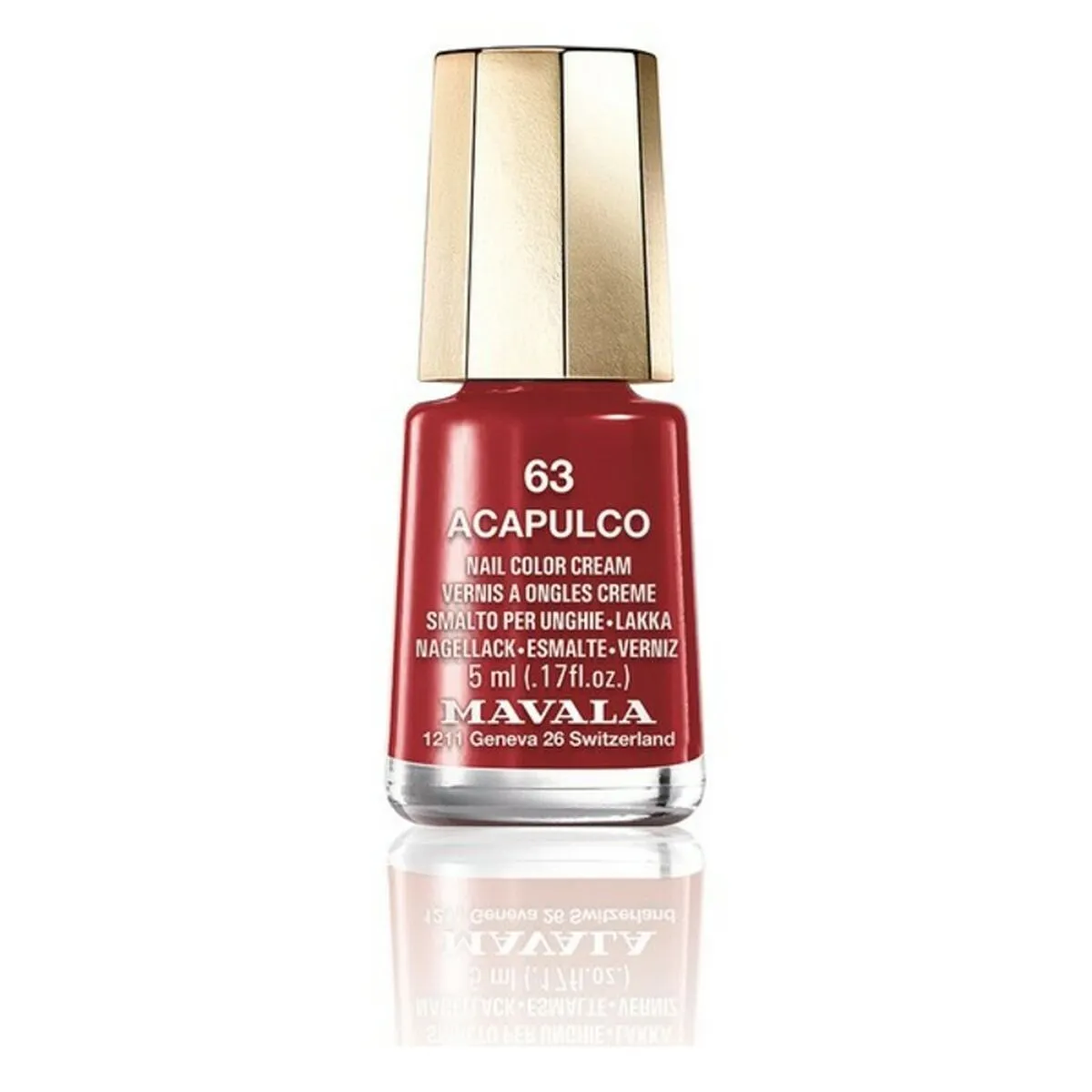 Smalto per unghie Nail Color Cream Mavala 63-acapulco (5 ml)