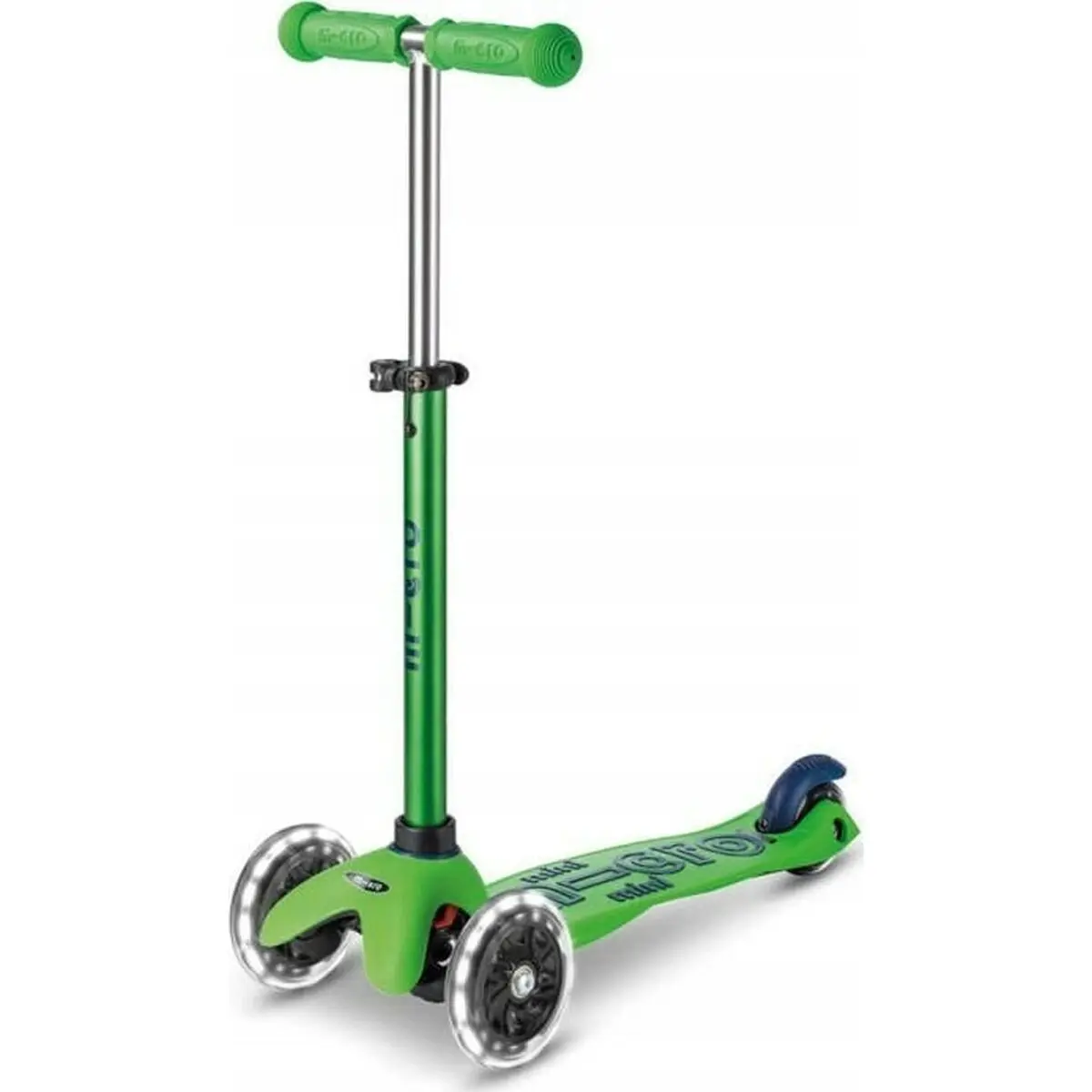 Monopattino Scooter Micro Mini DELUXE LED Azzurro Verde