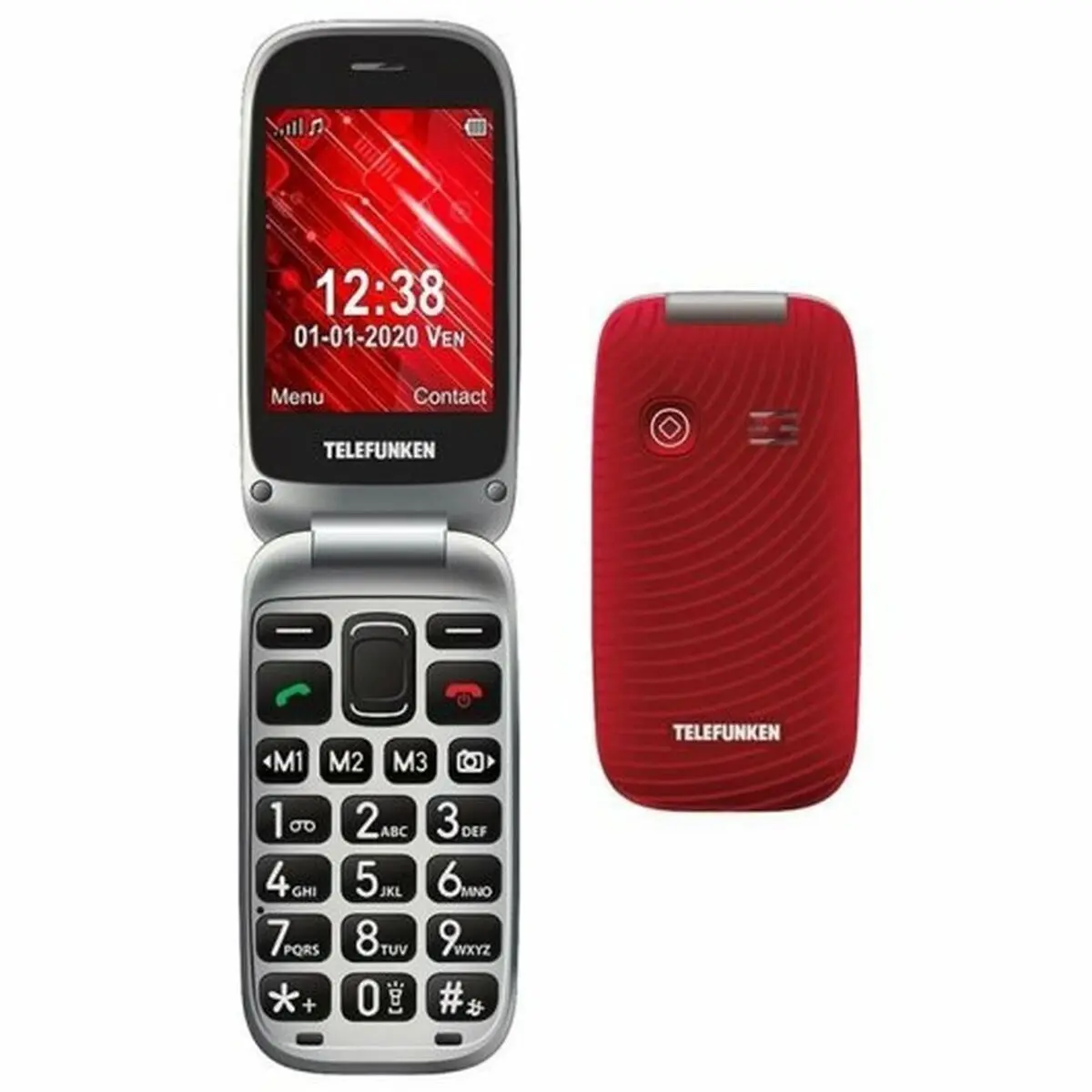 Batteria per Cellulare Telefunken TF-GSM-560-CAR-RD 64 GB RAM Rosso