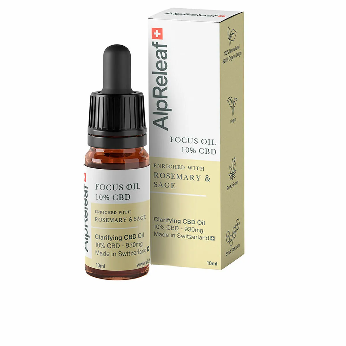 Olio AlpReleaf Focus 10% CBD (10 ml)