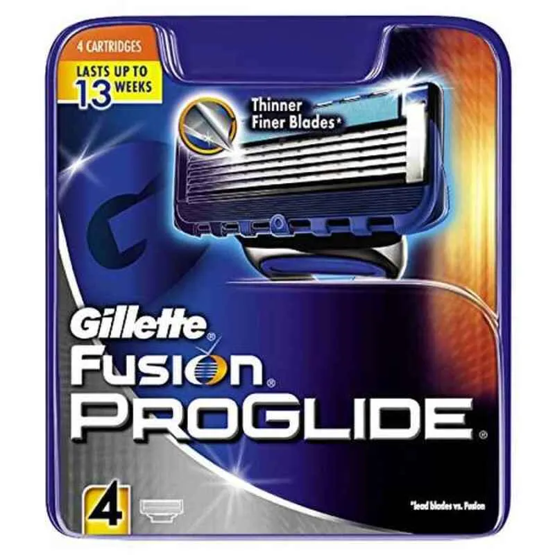 Ricambio di Lamette per Rasatura Fusion Proglide Gillette (4 uds)