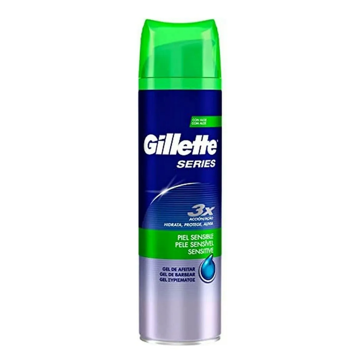 Gel da Barba Gillette Pelli Sensibili (200 ml)