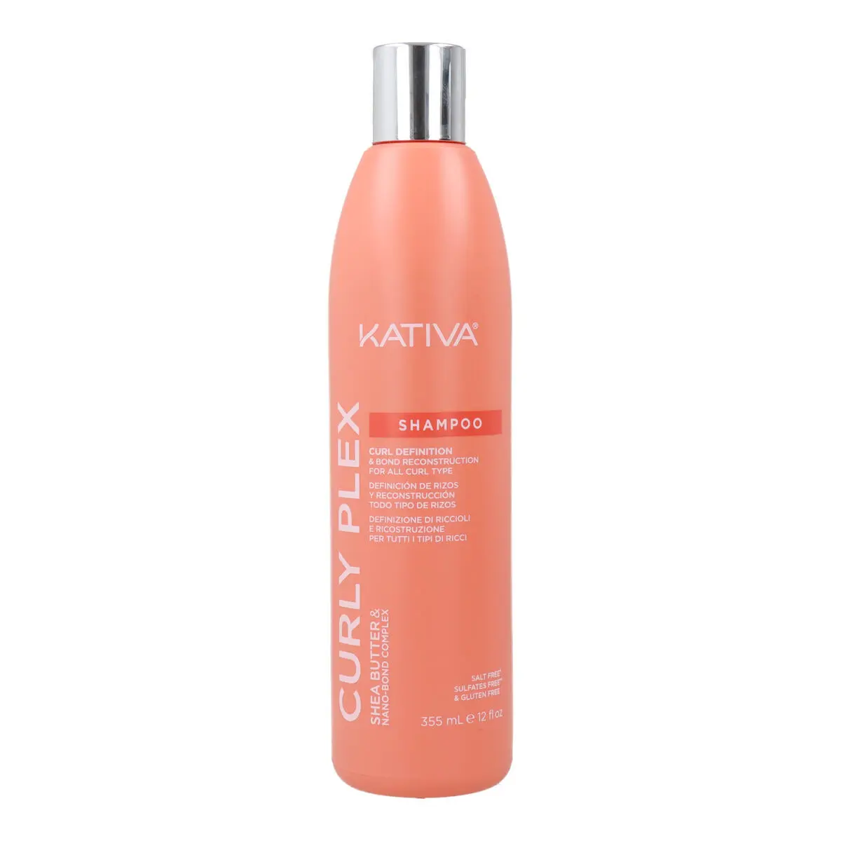 Shampoo per Capelli Ricci Kativa Curly Plex 355 ml