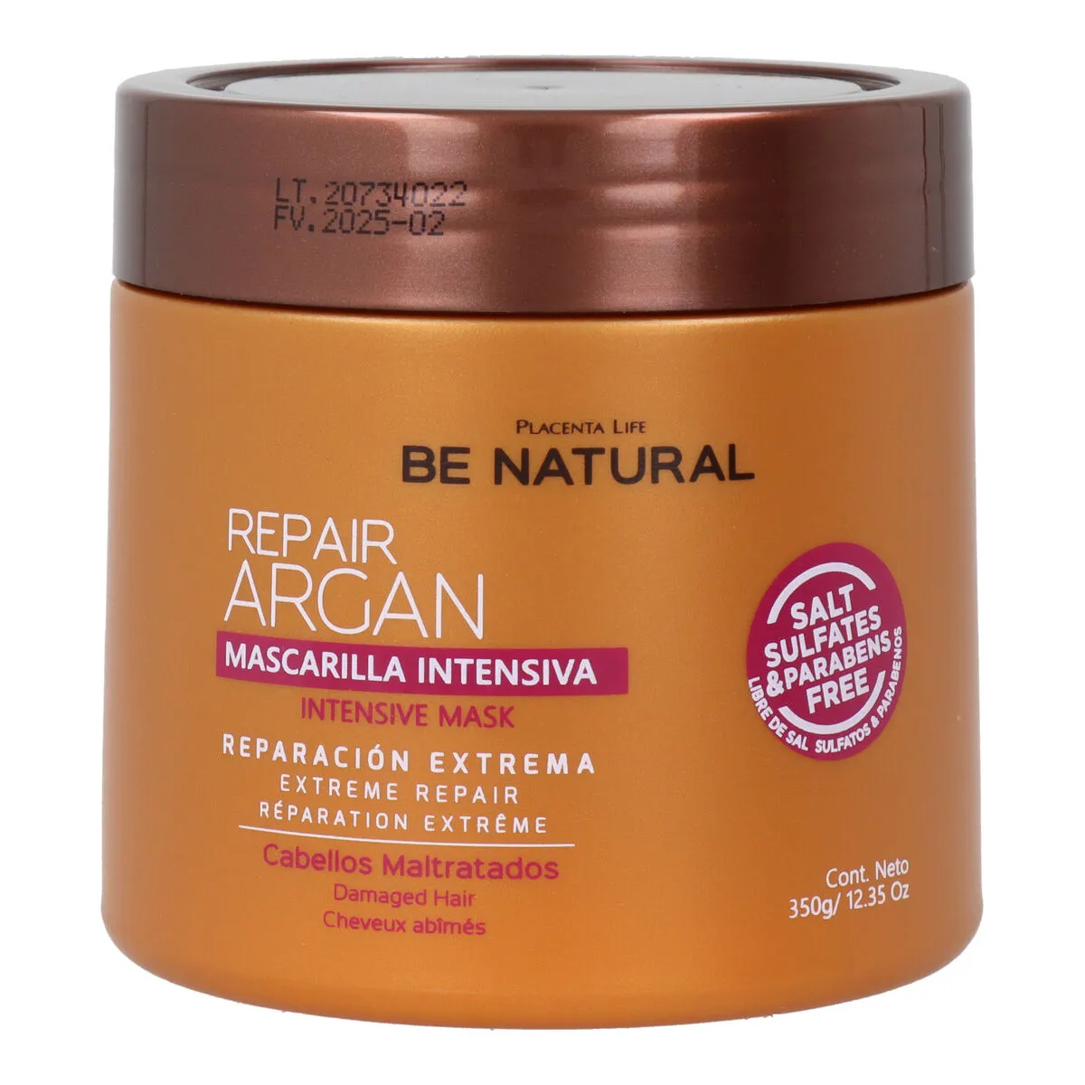 Maschera Riparatrice per Capelli Be Natural Life Be Argan