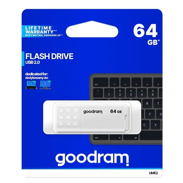 64GB UME2 WHITE USB 2.0