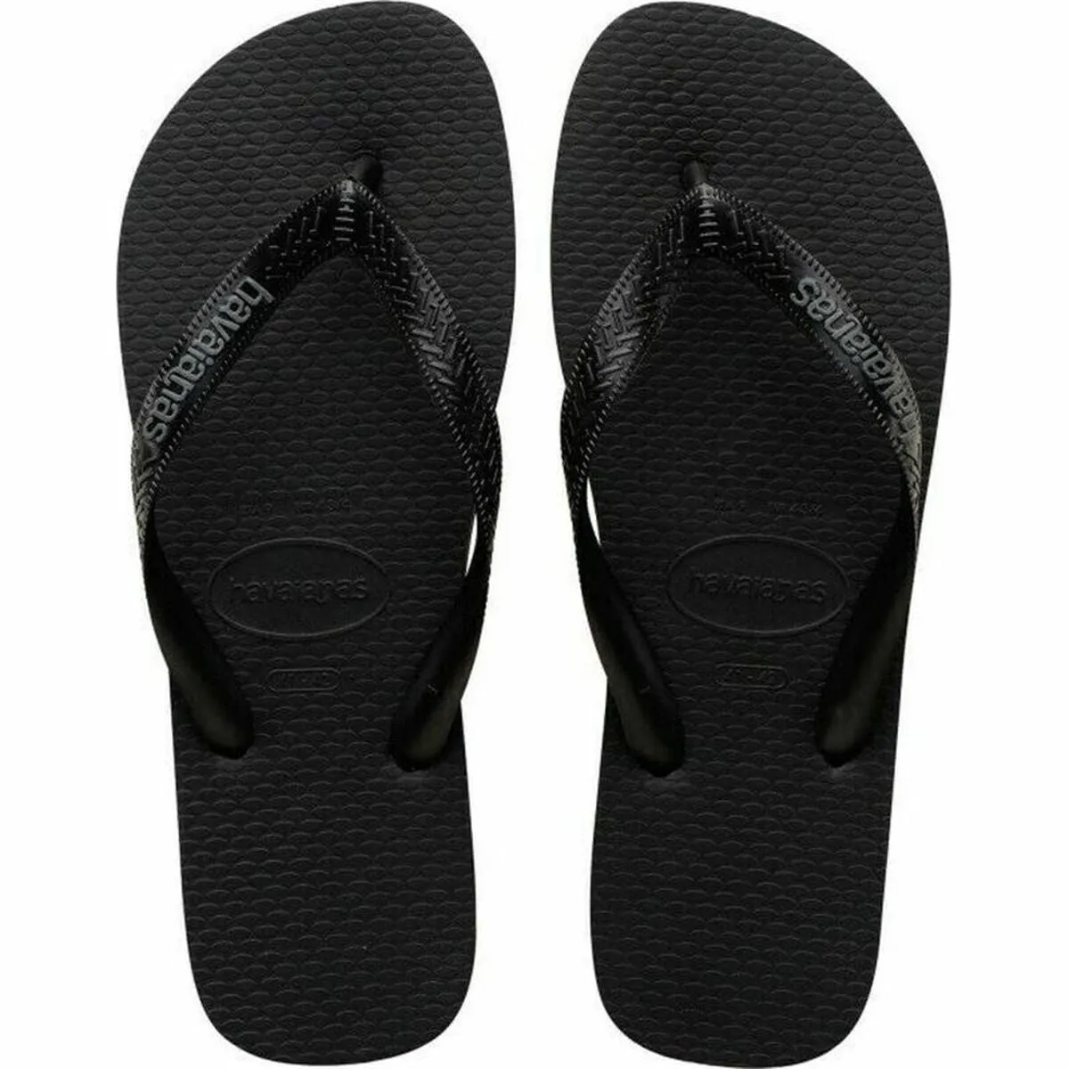 Ciabatte da Uomo Havaianas Logo Filete Nero