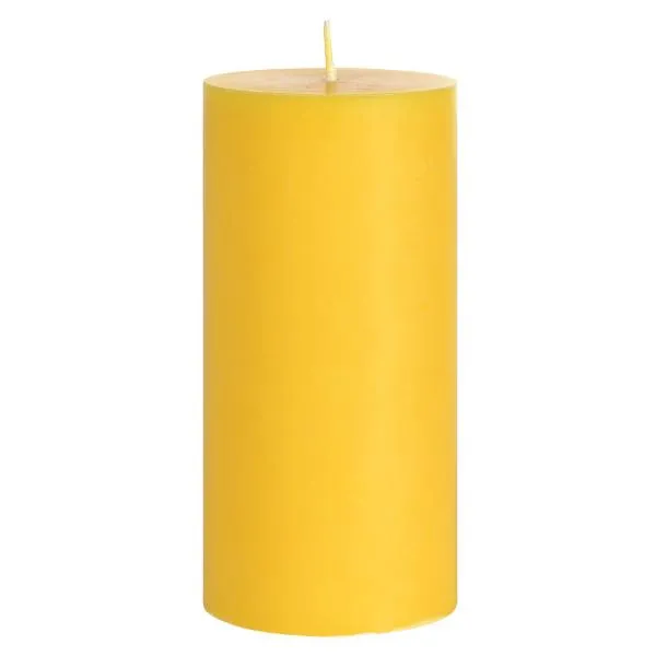 CANDELE PILLAR 7X15 CM GIALLO