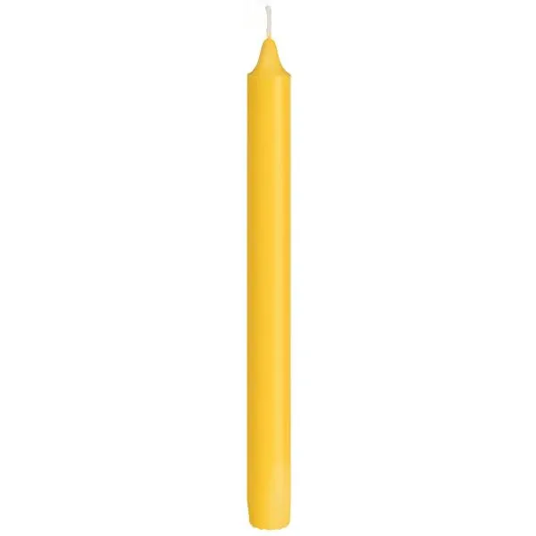 CF4 CANDELE CORONE 25 CM GIALLO