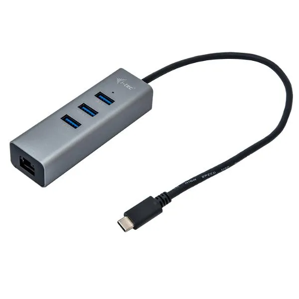 USB-C METAL 3 PORTETHERNET ADAPT