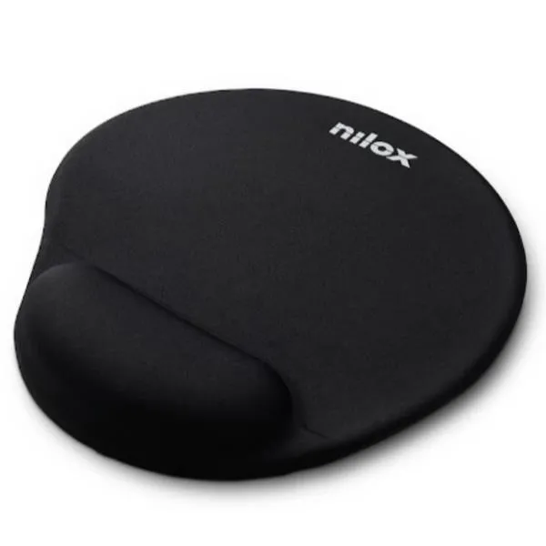 NILOX ERGONOMIC MOUSE PAD BLACK