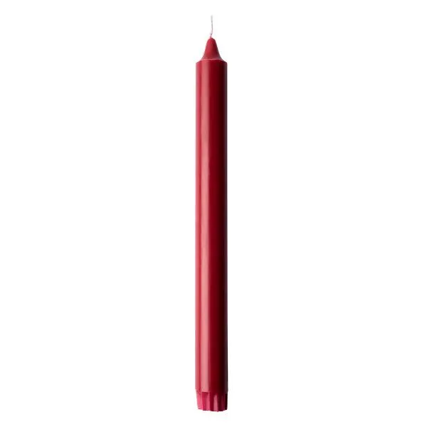 CF4 CANDELE CORONE 25 CM BORDEAUX