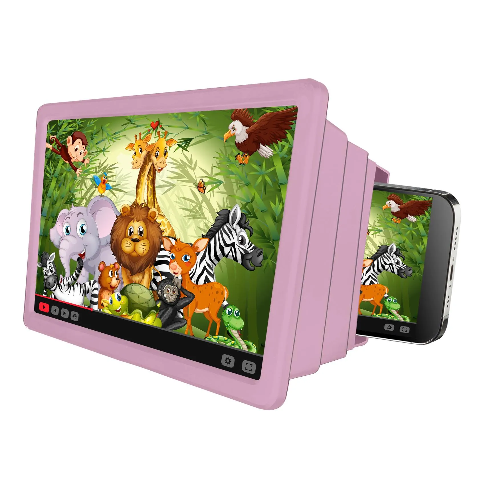 SCREEN MAGNIFIER KIDS PINK