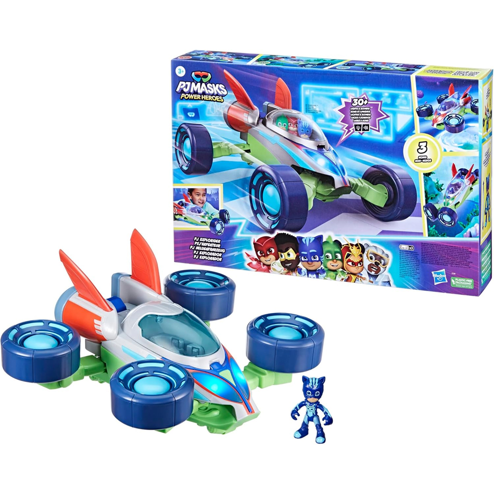 PJ Masks Eroi Super Power Explo-mobile Veicolo Convertibile con 3 Modalità (1)