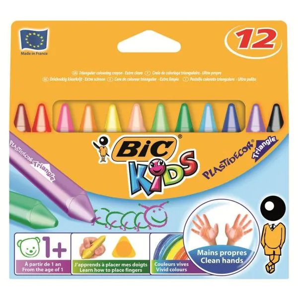 CF12PASTELLI BIC KIDS PLASTIDECOR T