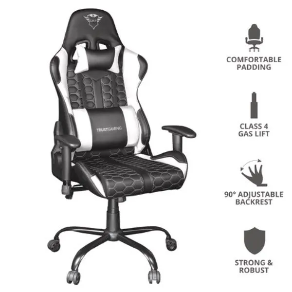 GXT708W RESTO CHAIR WHITE