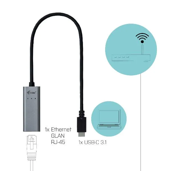 USB-C METAL GIGABIT ETHERNET ADAPT