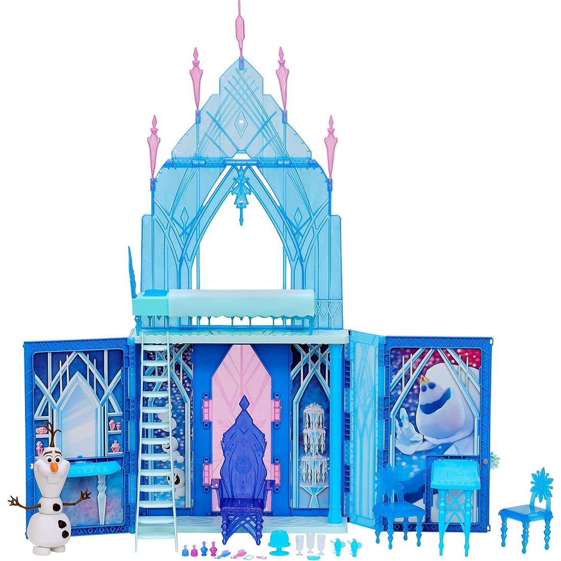 Disney Frozen 2 Castello di Elsa Pieghevole Giocattolo per Bambini Idea Regalo (1)